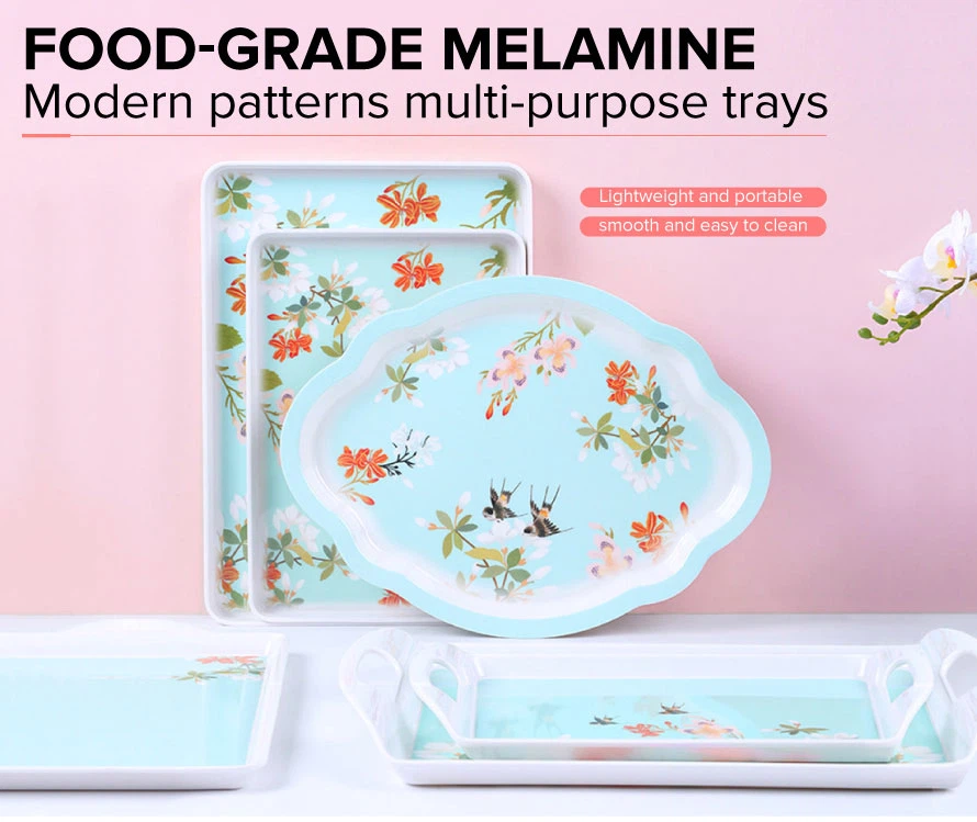 melamine white platter------01