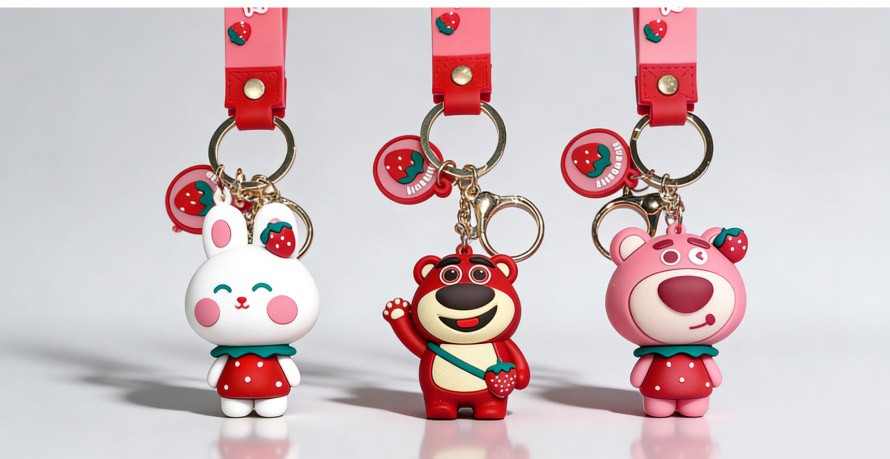 cartoon character keychain custom 5